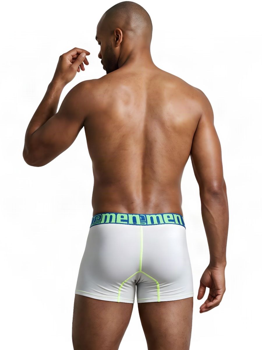 Xtremen 91271 Mens Microfiber Ultimatee Comfort & Athletic Style Boxer Briefs White