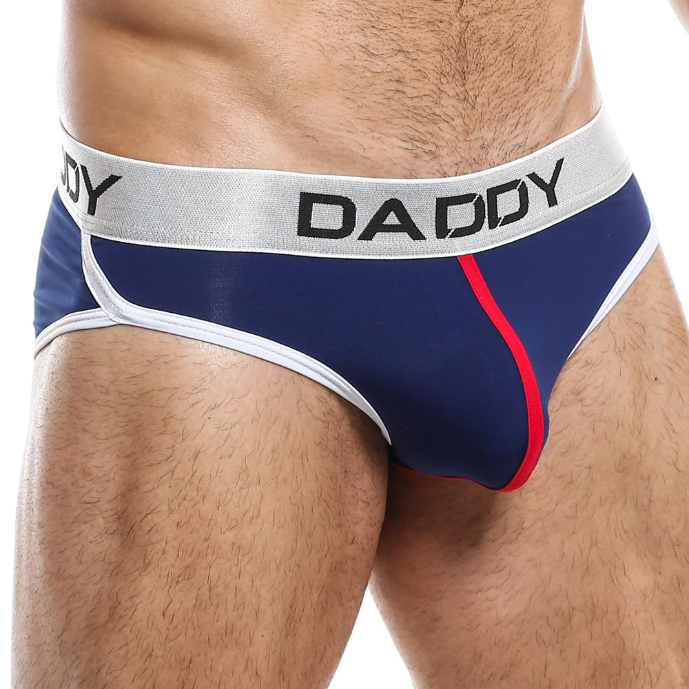 SALE - Daddy Contrasting Low Rise Brief Navy