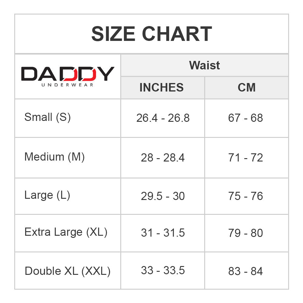 SALE - Daddy Contrasting Low Rise Brief Black