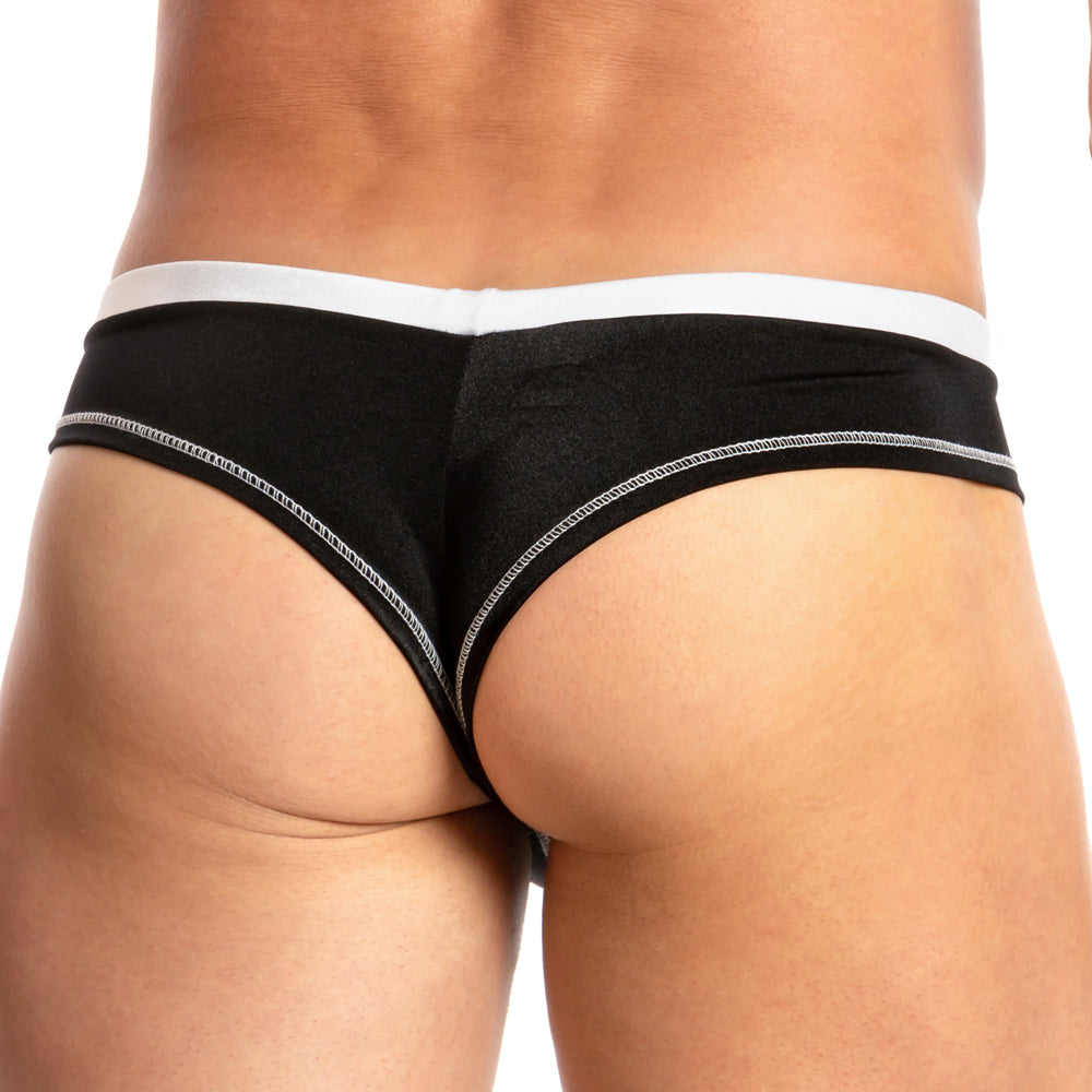 SALE - Daniel Alexander Booty Short Thong Black