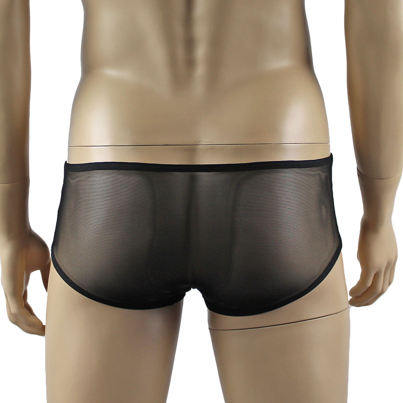 Mens Kristy Lingerie Lace Bra Top BR04 and Boxer Briefs Black