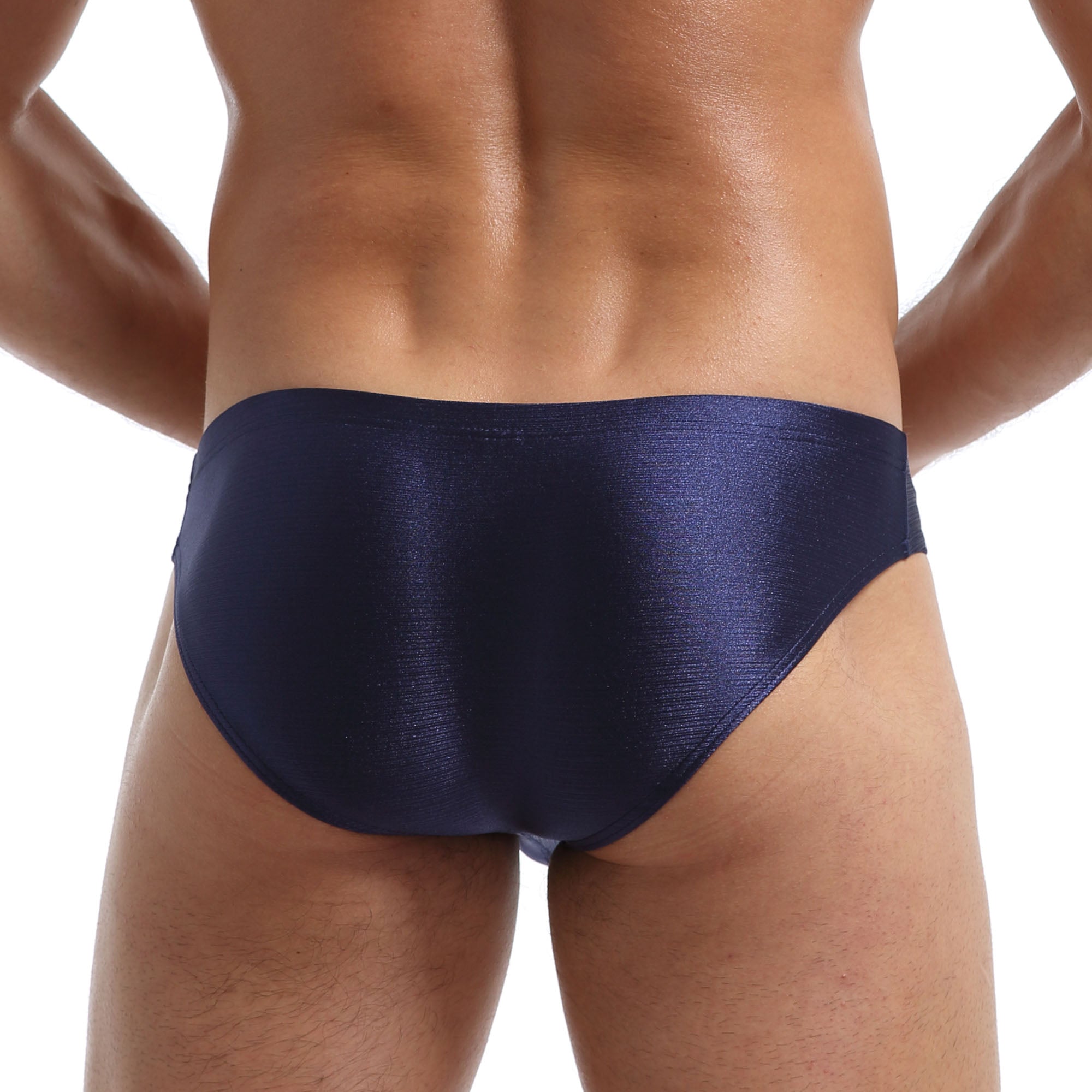 SALE - Mens Soft and Silky Comfortable Poly Bikini Brief Navy