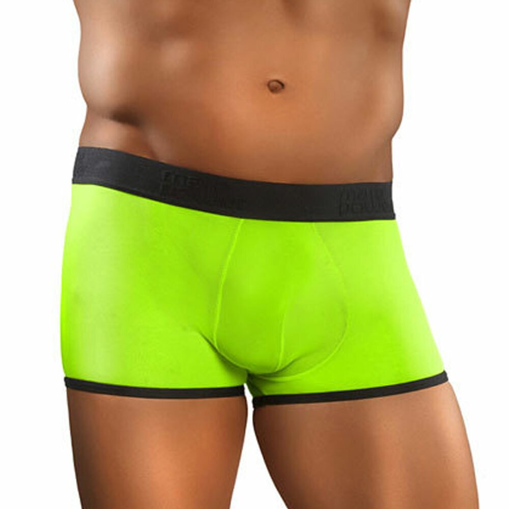 SALE - Fine Neon Mesh Pouch Short Lime