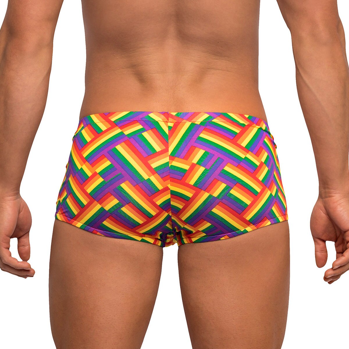 SALE - Mens Gay Pride Rainbow Mini Shorts