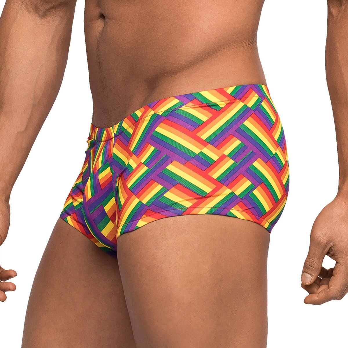 SALE - Mens Gay Pride Rainbow Mini Shorts
