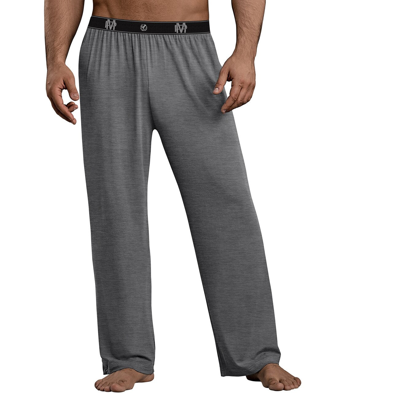 SALE - Mens Bamboo Long PJ Pants Grey
