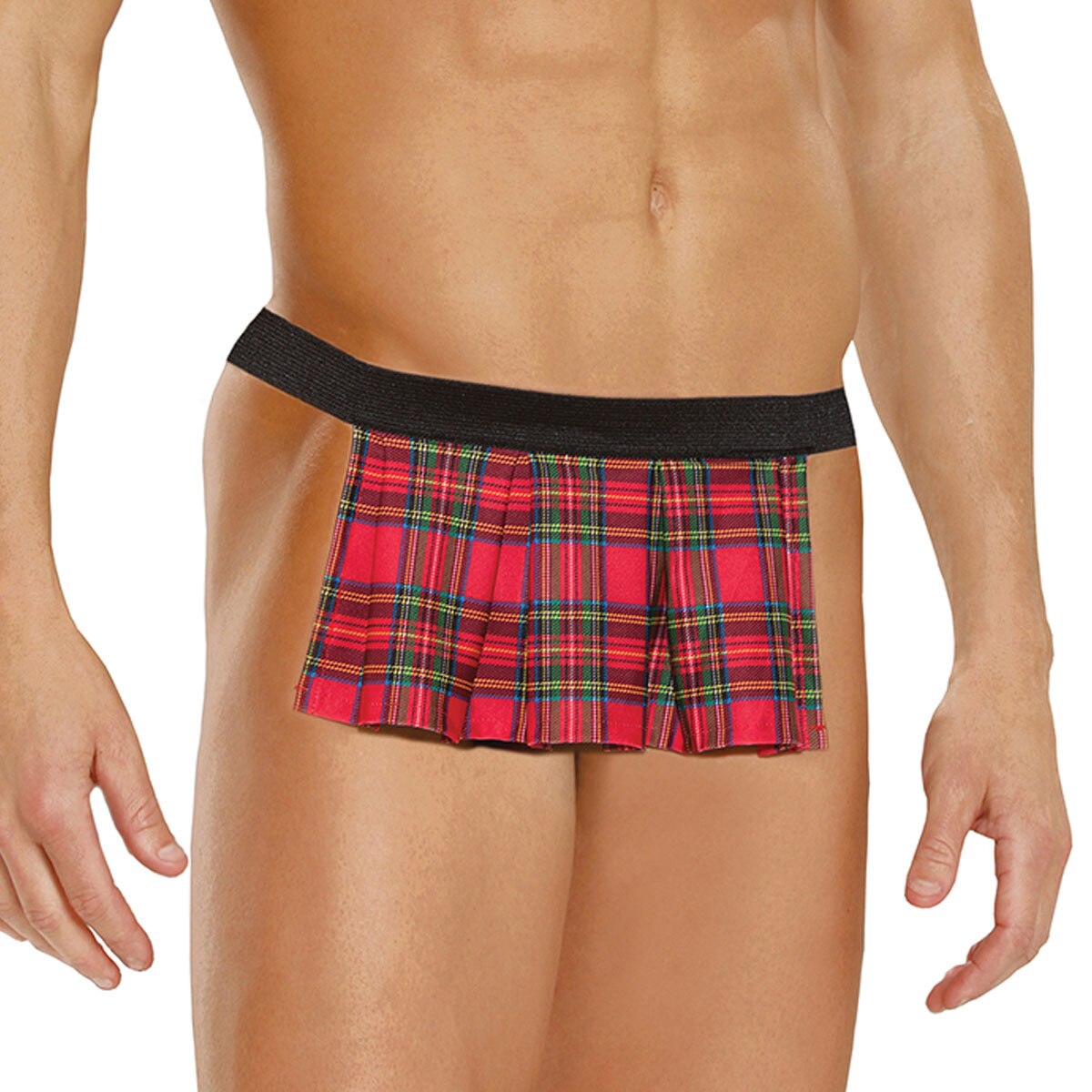 Mens Scottish Kilt G string Thong Underwear