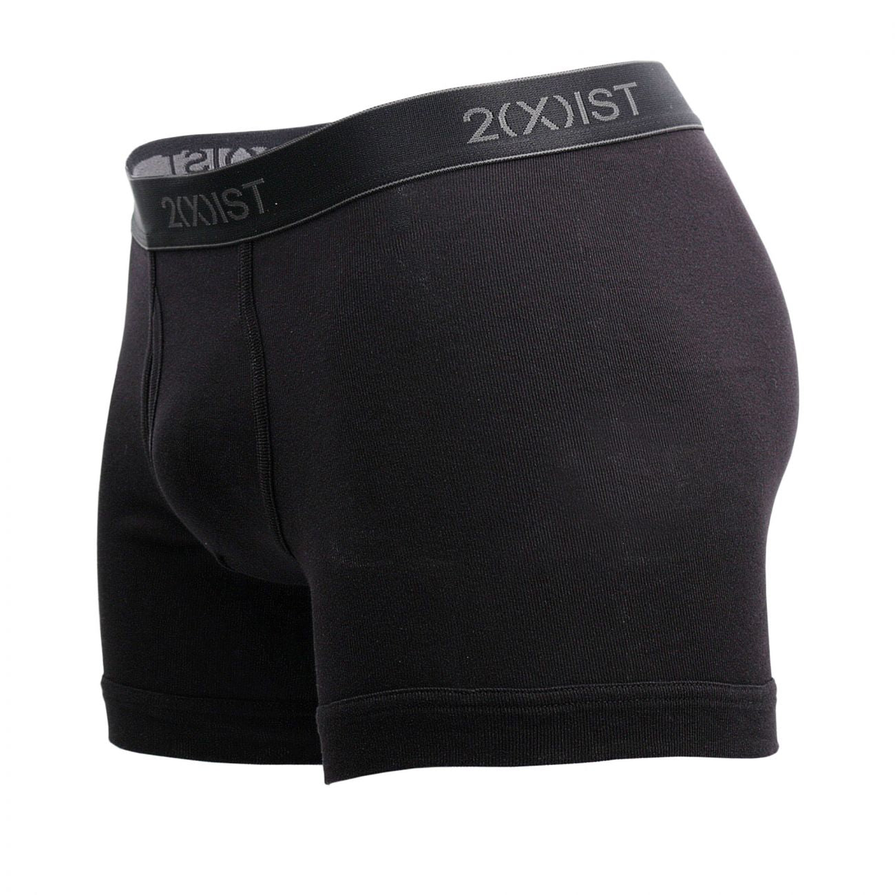2(X)IST 3102030403 Cotton 3PK Boxer Briefs Black