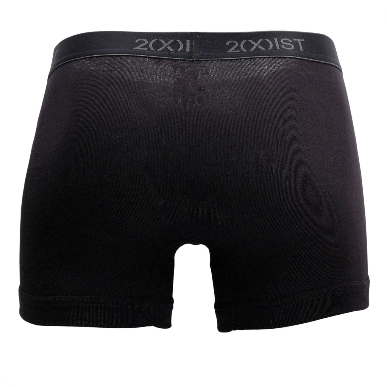 2(X)IST 3102030403 Cotton 3PK Boxer Briefs Black