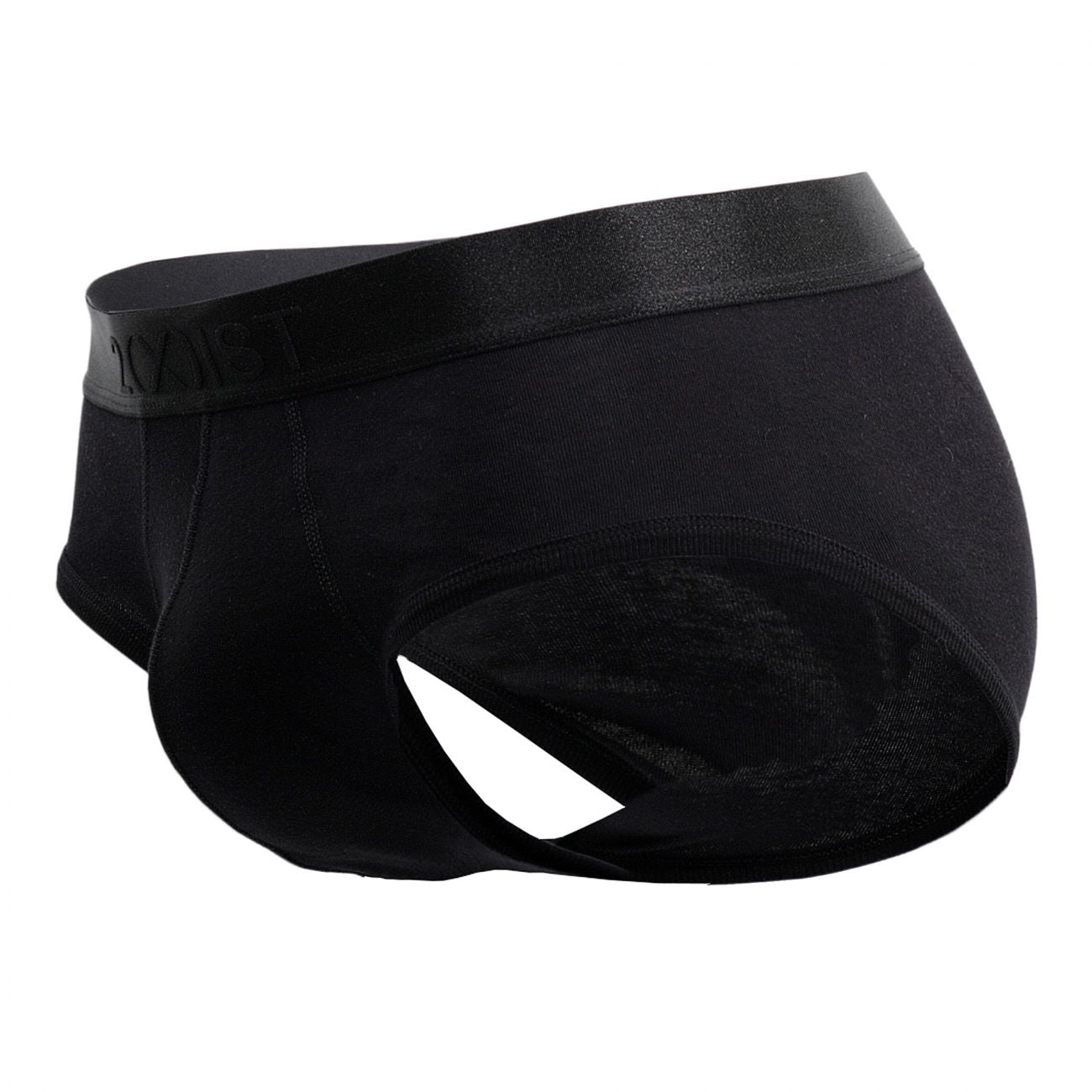 2(X)IST 3104100301 Pima Cotton Contour Pouch Briefs Black