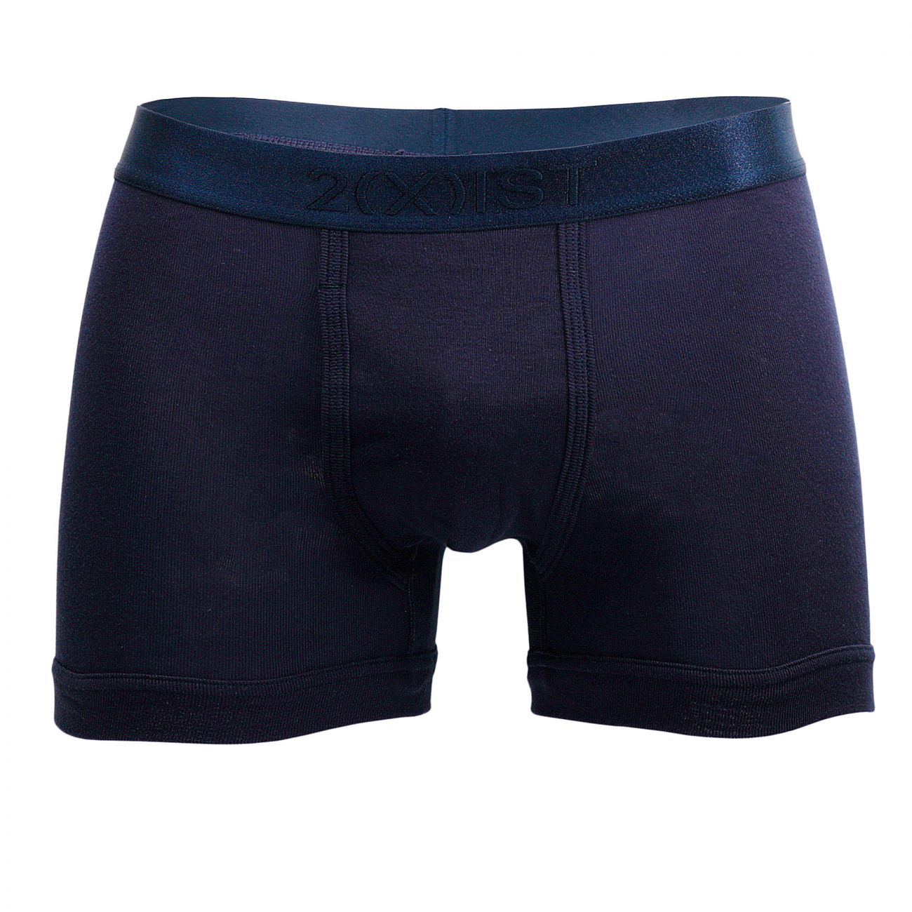 2(X)IST 3104100401 Pima Cotton Boxer Briefs Navy