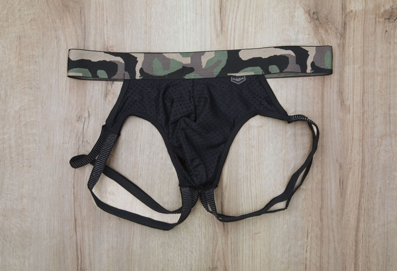 Clever 3022 Hostiliano Jockstrap Black