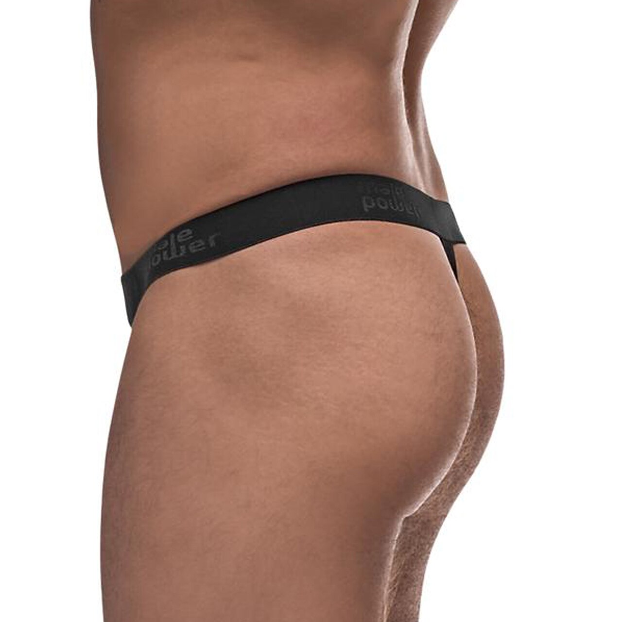 Mens Grip and Rip Off Thong Black
