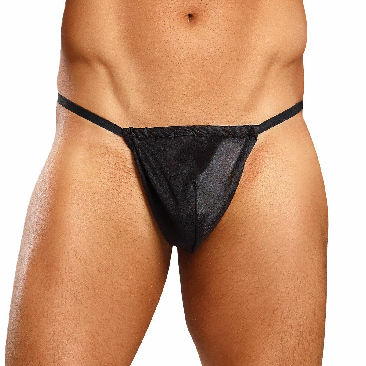 Satin Lycra Pouch Black