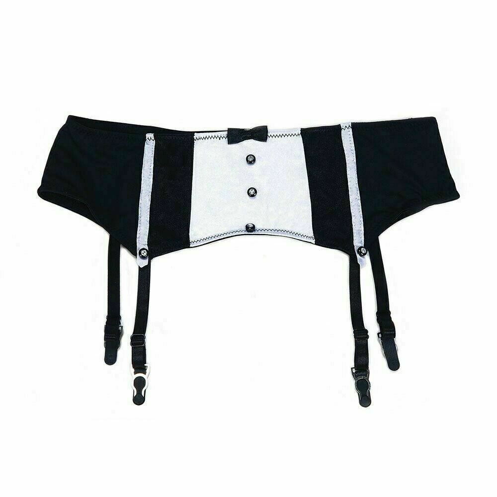 SALE - Tuxedo Garter Belt, Dress Up for Every Occasion