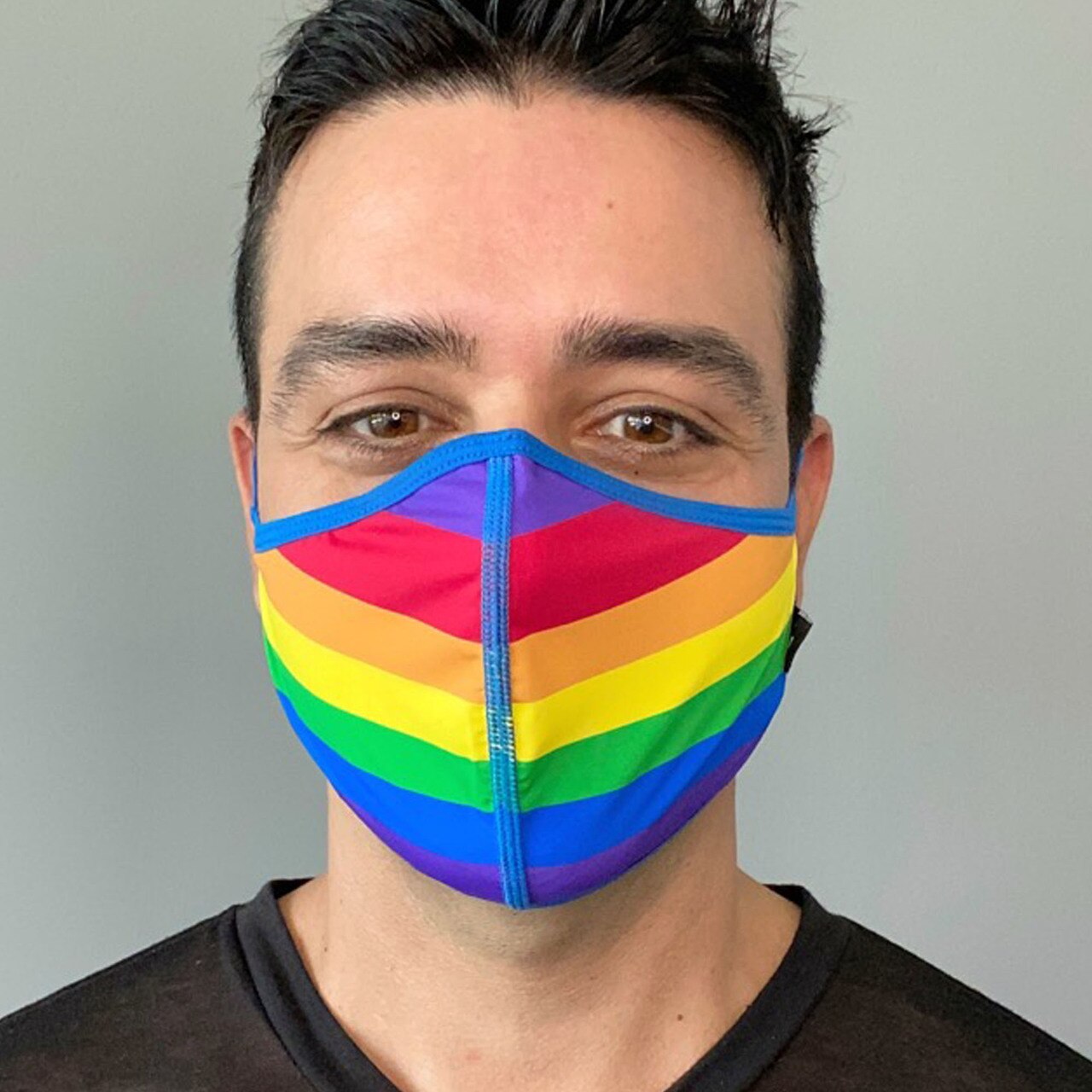 Andrew Christian Pride Stripe Glam Mask