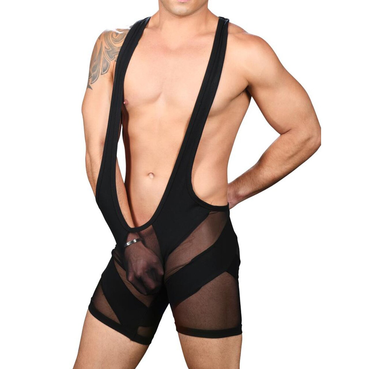 Mens Andrew Christian Pleasure Sheer Singlet w/ Almost Naked