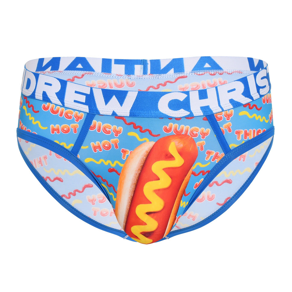 JCSTK - Andrew Christian Hot Dog Brief Underwear w/ ALMOST NAKED® Printed