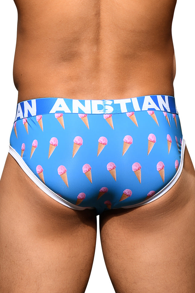 JCSTK - Andrew Christian AC-92815 Mens Ice Cream Brief Underwear w/ ALMOST NAKED® Printed