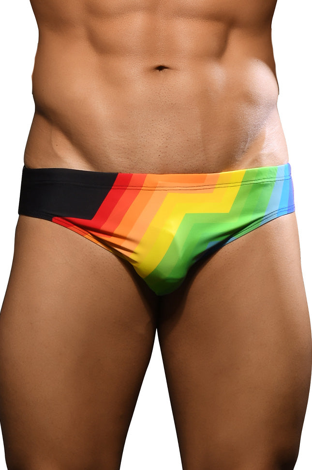 JCSTK - Andrew Christian AC-70015 Pride Vision Underwear Bikini Swimwear for Men Printed