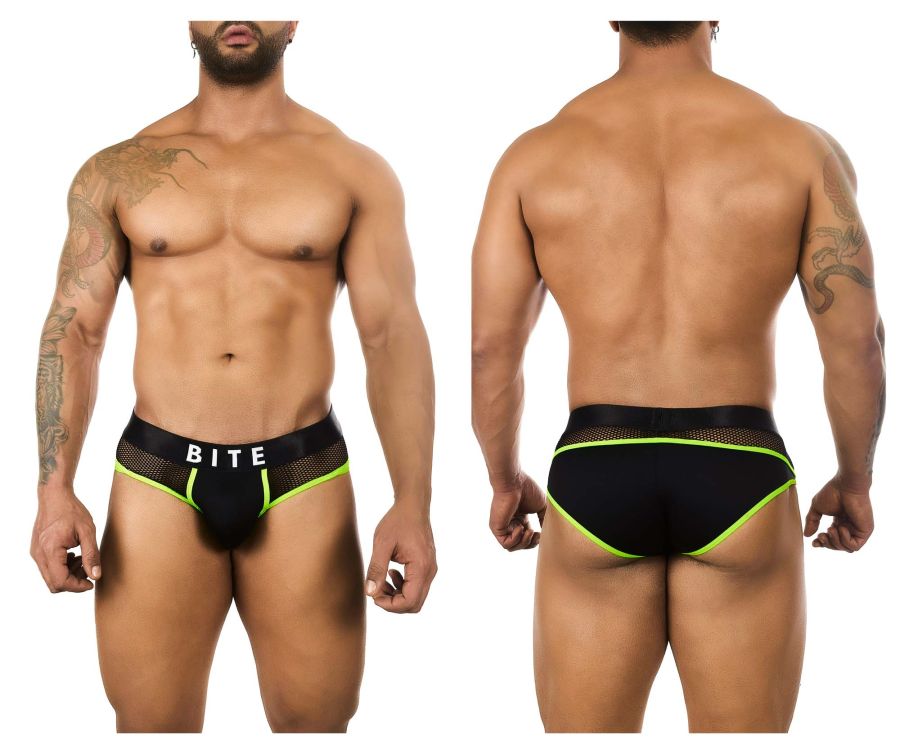 BiteWear BW2023106 Intense Melon Briefs Black Green