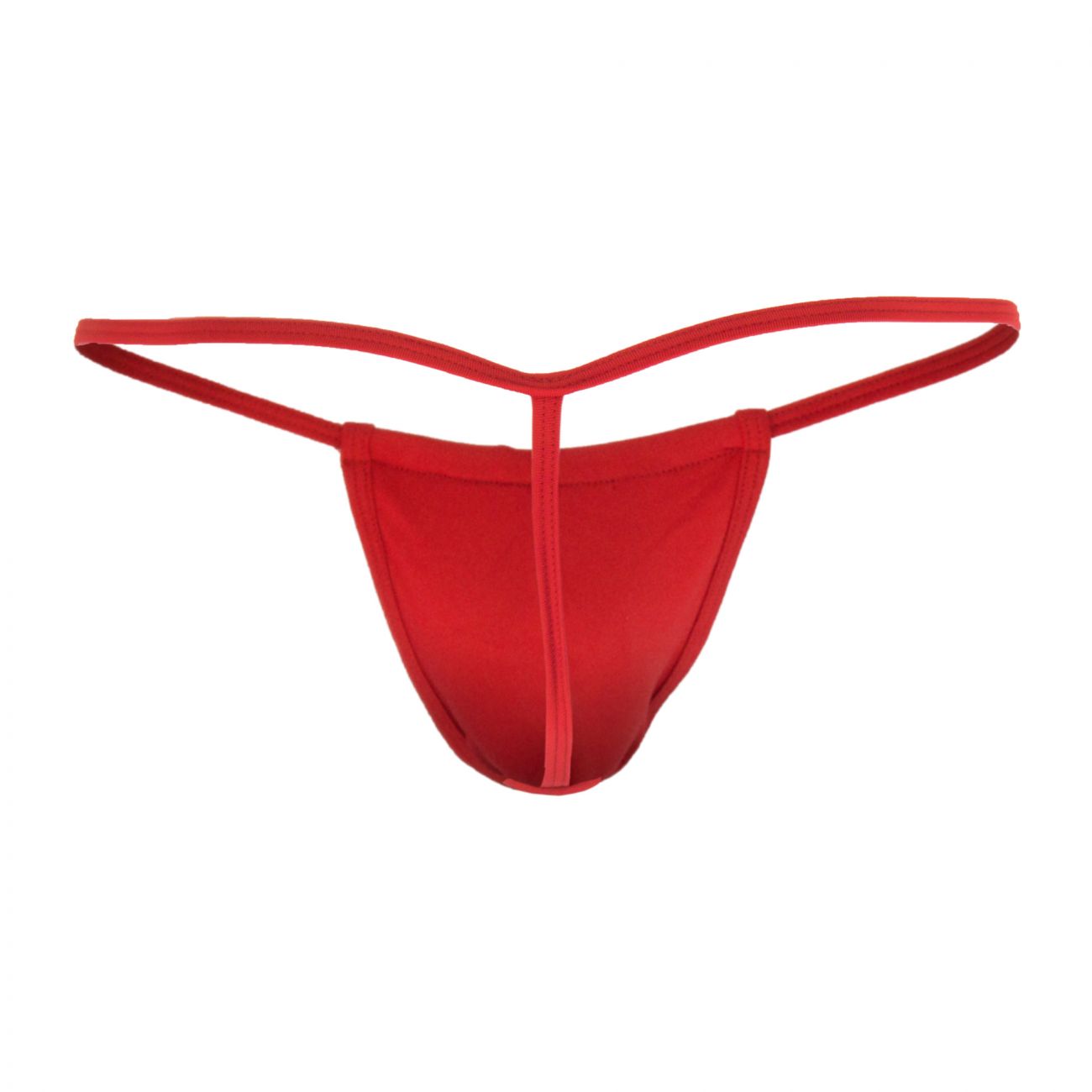 CandyMan 9586X Basic Thong Red Plus Sizes