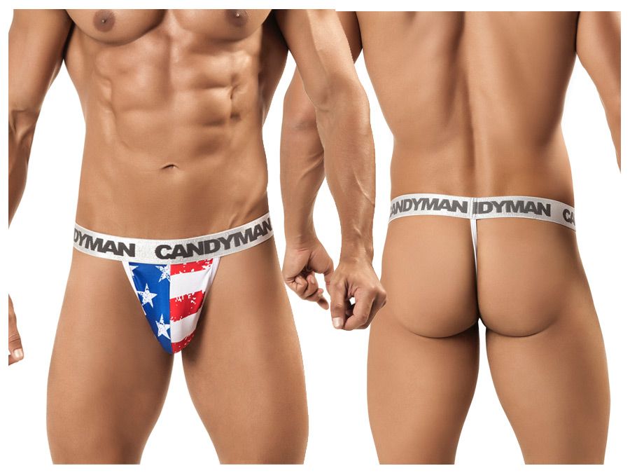 CandyMan 99154 Patriotic Thong USA Flag