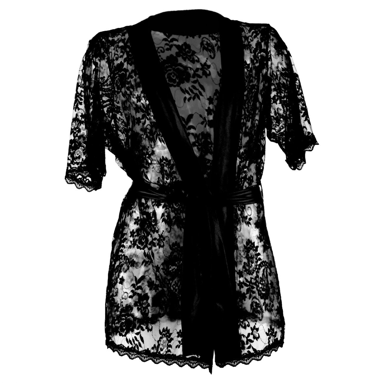 CandyMan 99322 Lace Kimono with Thong