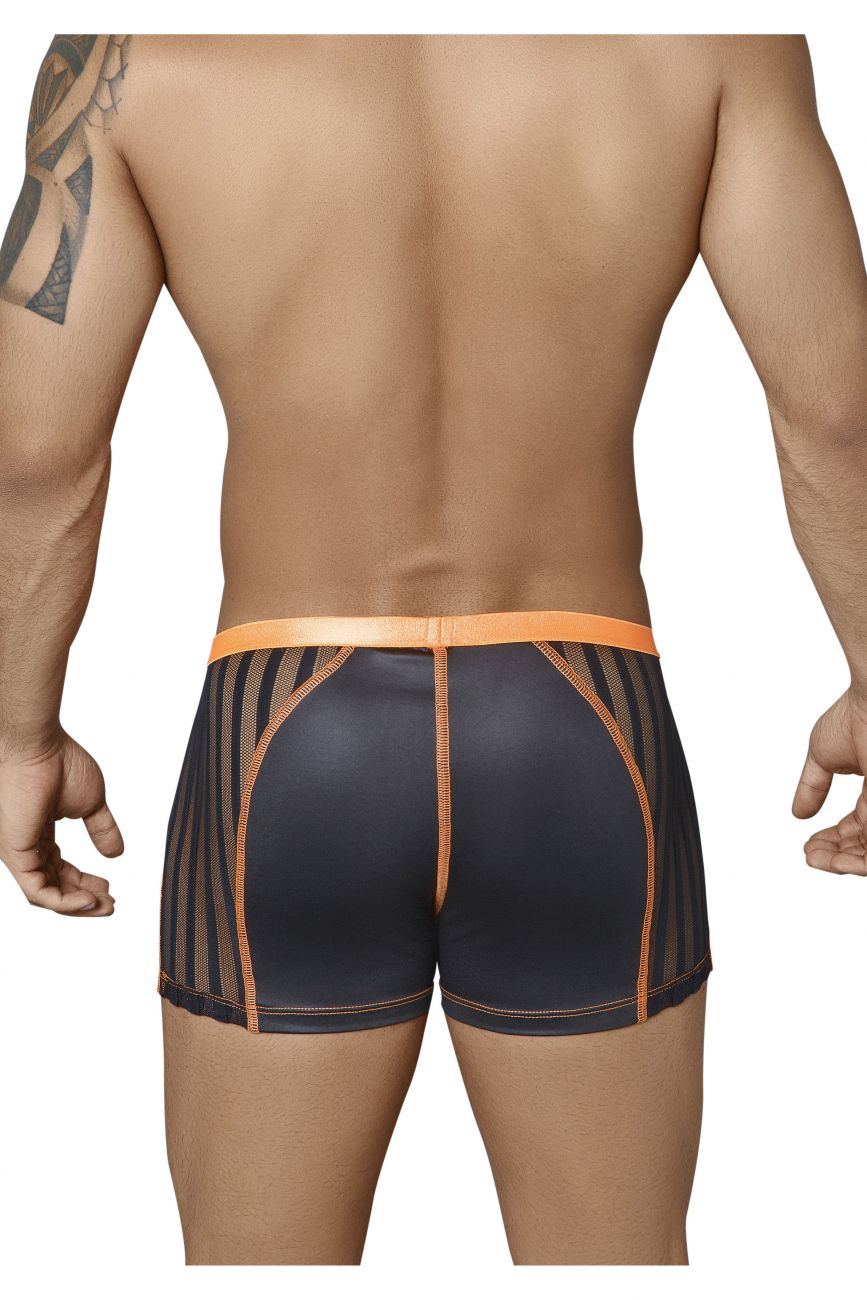 CandyMan 99329 Boxer Briefs Black and Orange