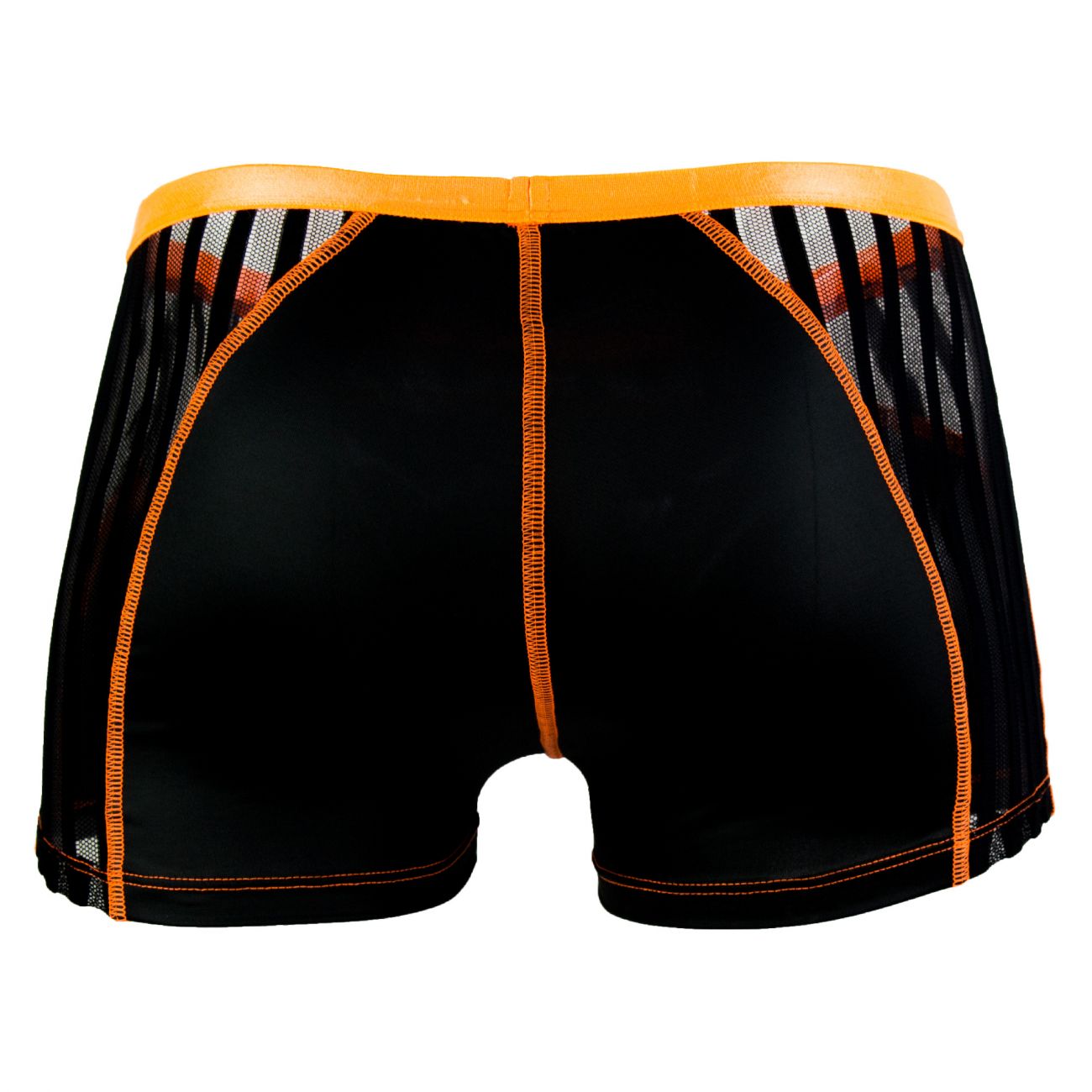 CandyMan 99329 Boxer Briefs Black and Orange