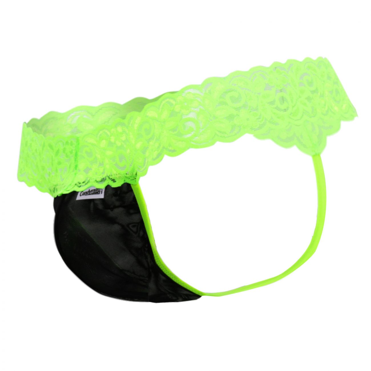 CandyMan 99370X Alluring Thongs Hot Green Plus Sizes