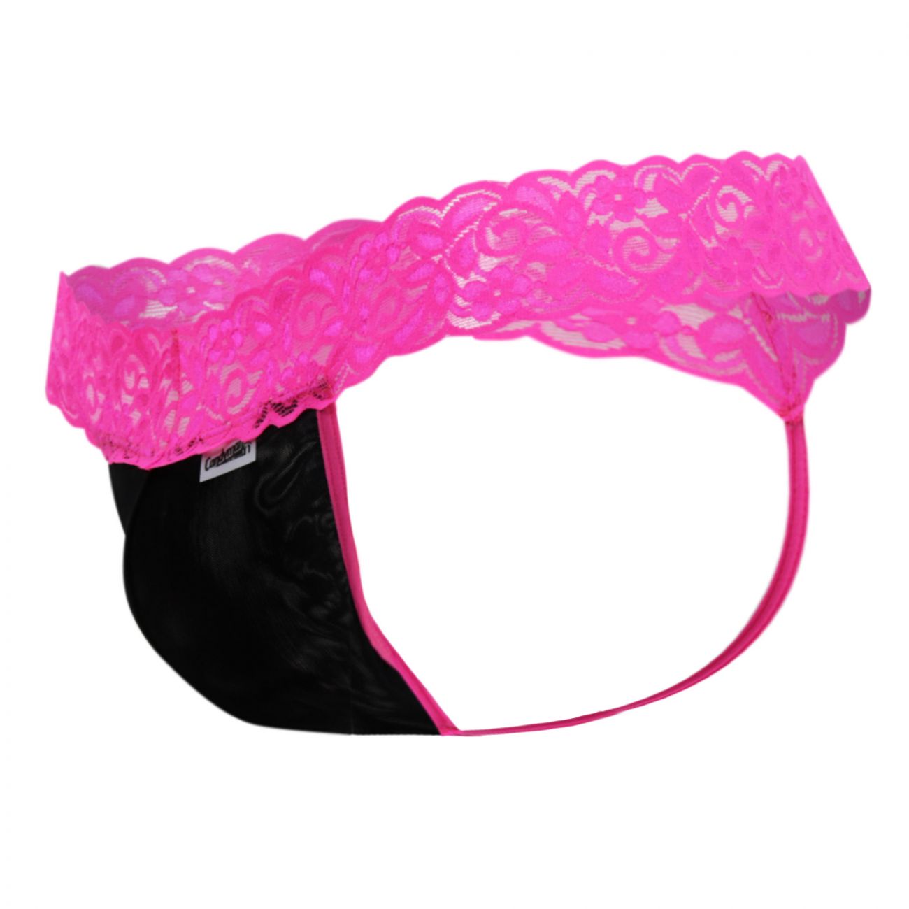 CandyMan 99370 Thongs Pink and Black