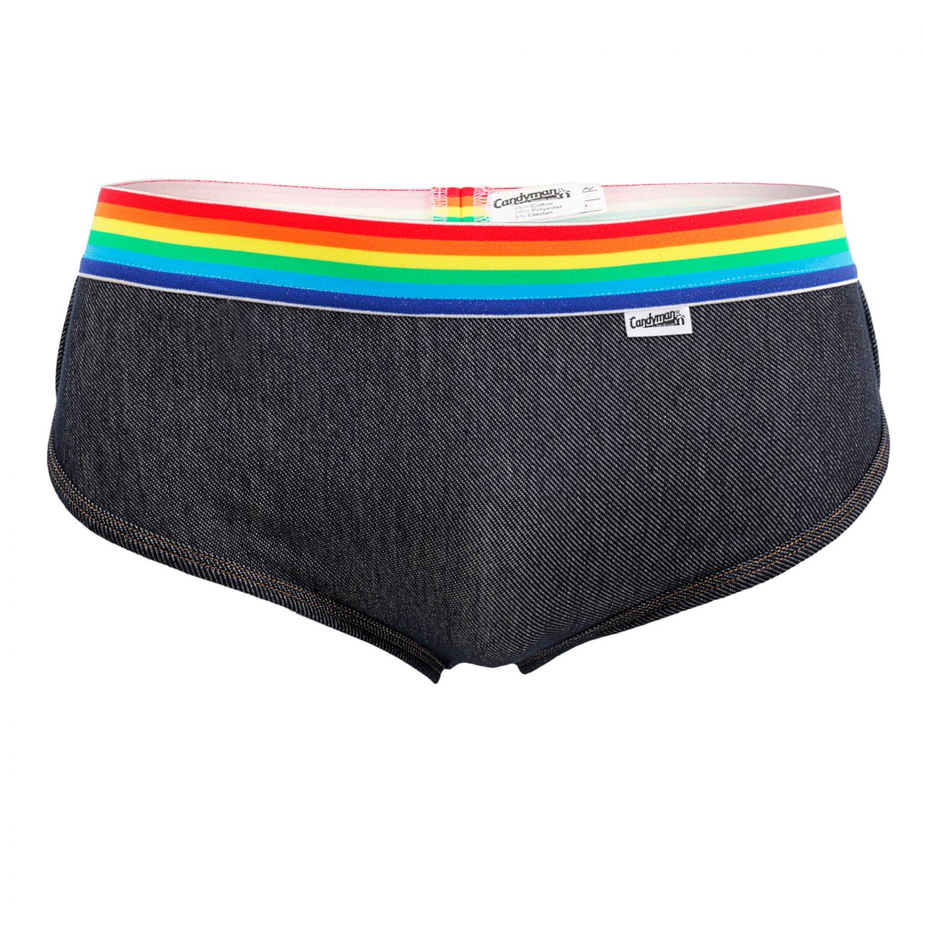 CandyMan 99411 Rainbow Briefs Denim