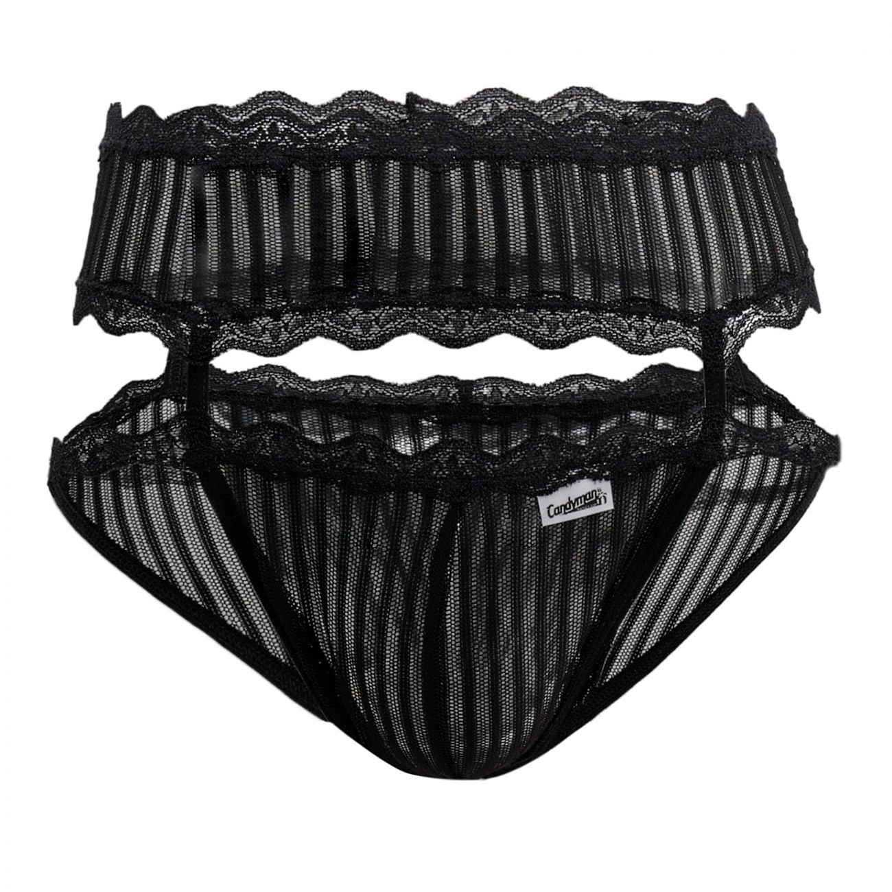 SALE - CandyMan 99417 Garter Belt Briefs