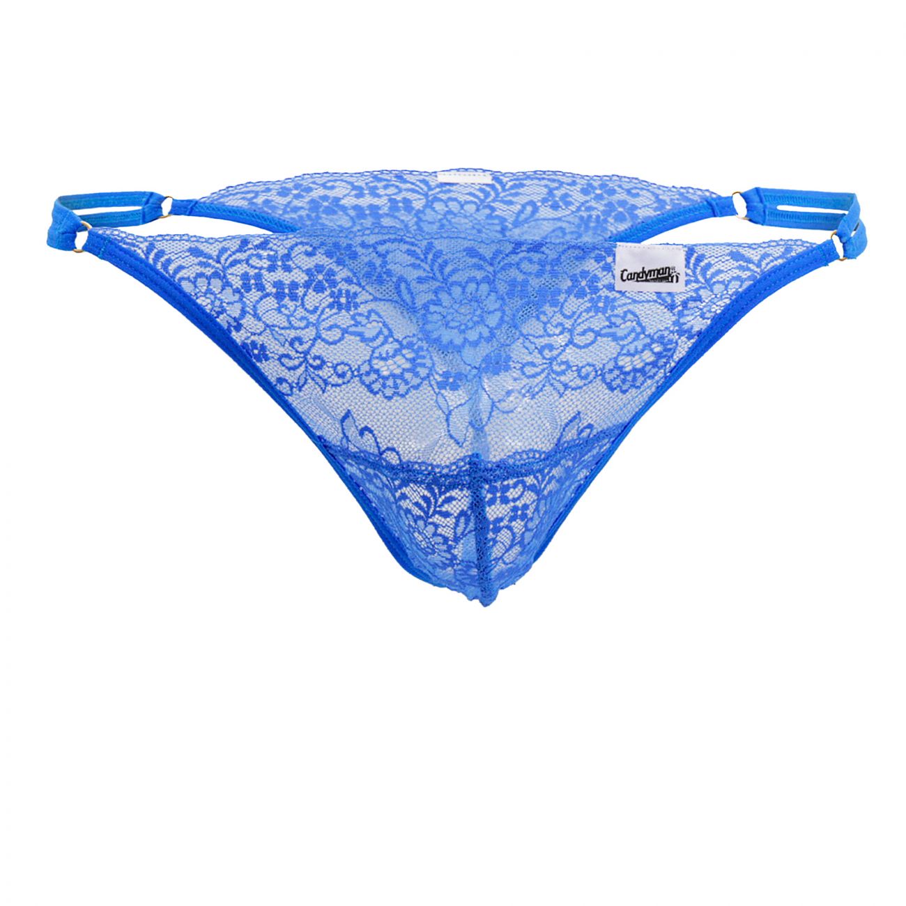 CandyMan 99421 Lace G-String Thongs Blue