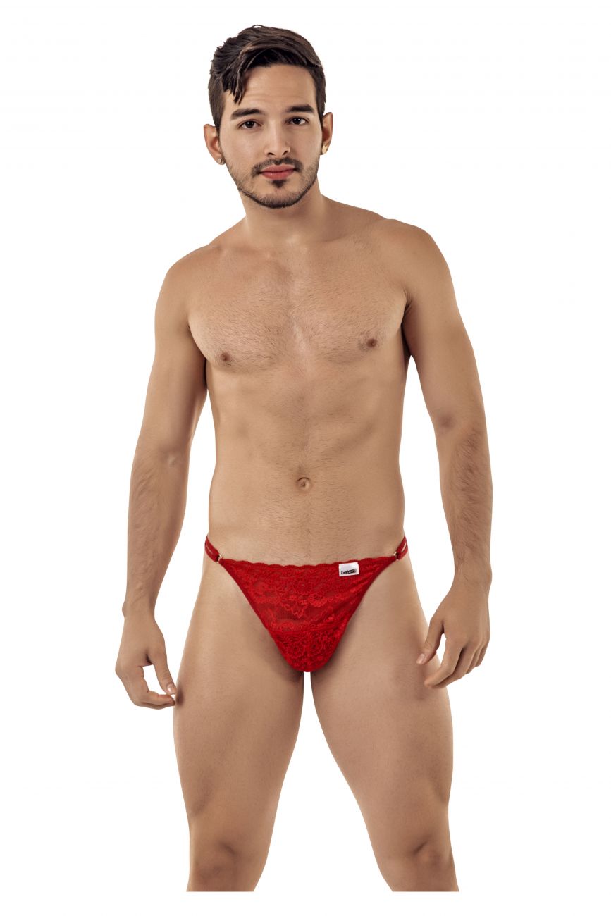 CandyMan 99421 Lace G-String Thongs Red