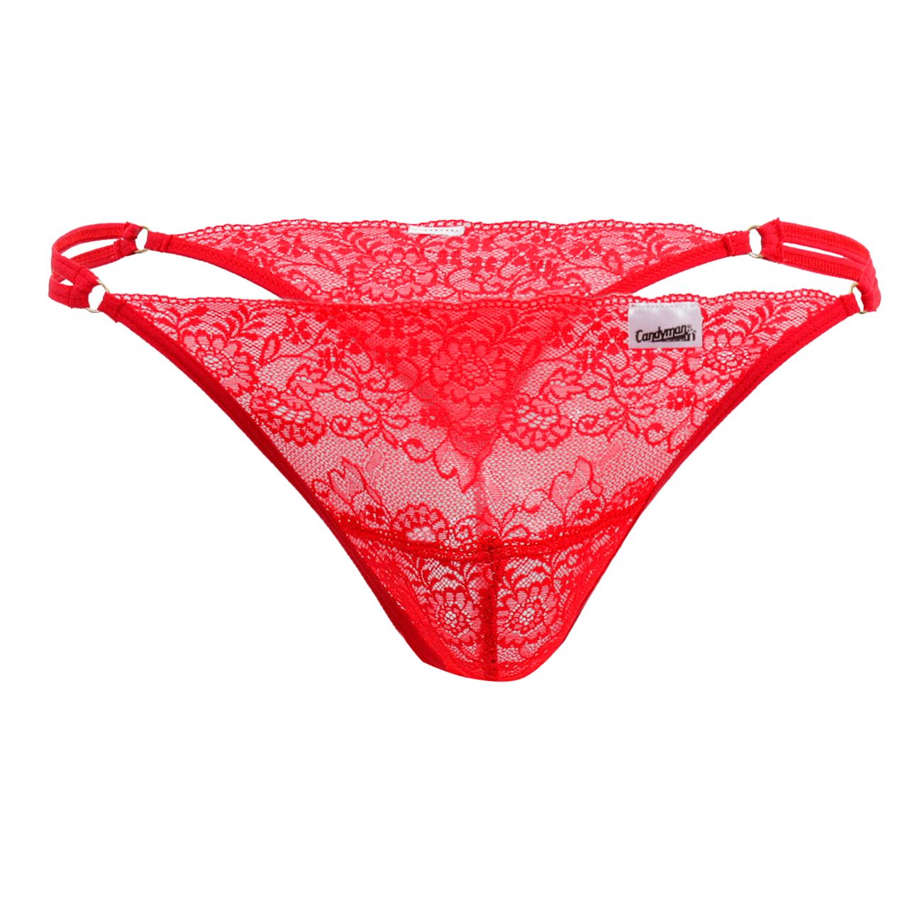CandyMan 99421 Lace G-String Thongs Red