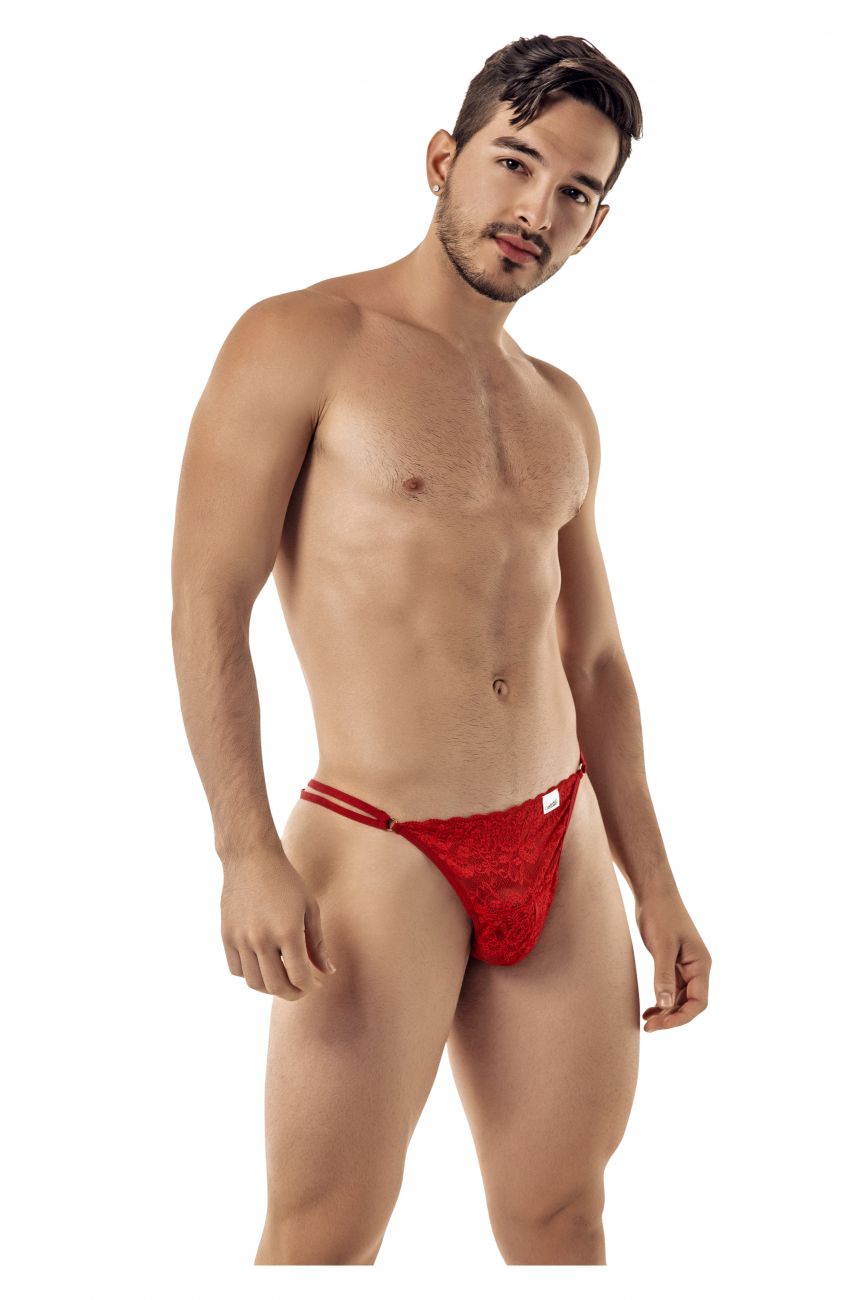 CandyMan 99421 Lace G-String Thongs Red