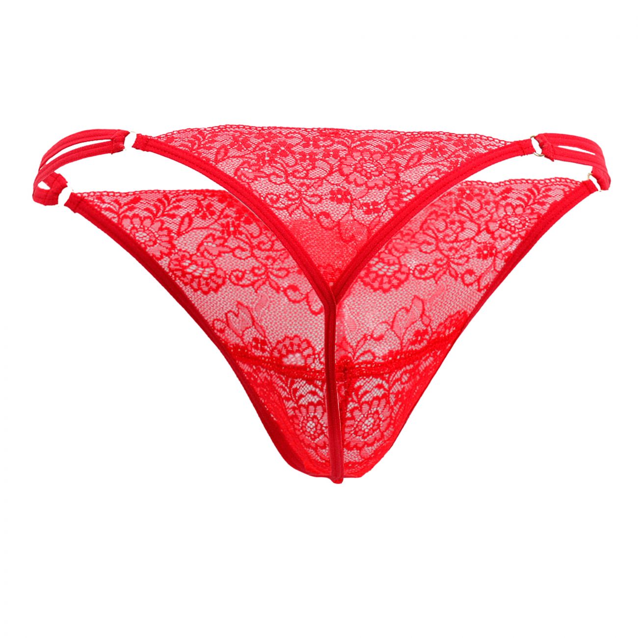 CandyMan 99421 Lace G-String Thongs Red