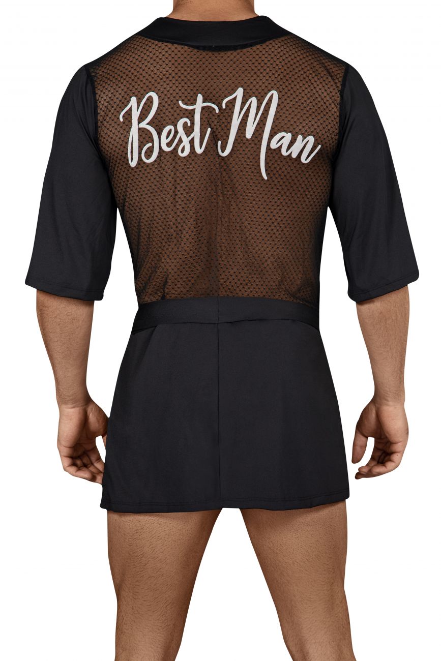 CandyMan 99433 Best Man Kimono Black