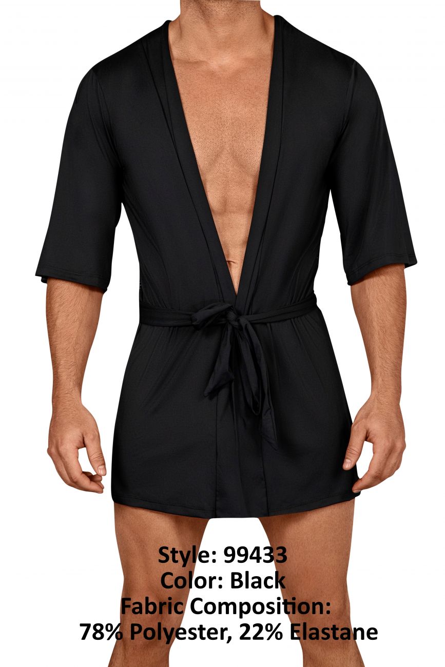 CandyMan 99433 Best Man Kimono Black