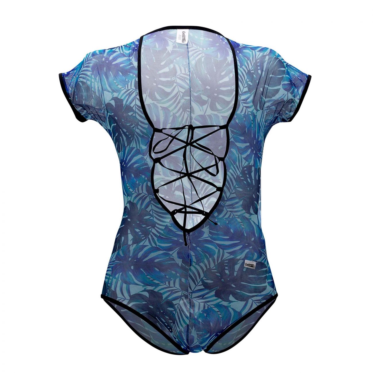 SALE - CandyMan 99438 Floral Bodysuit Blue