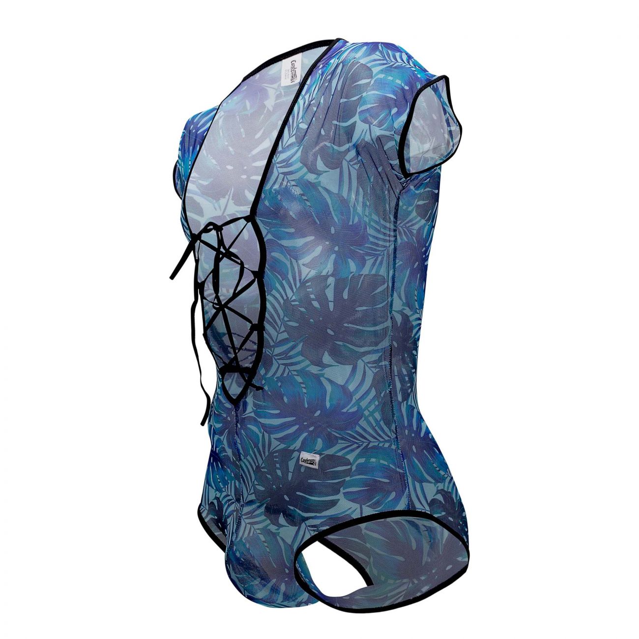 SALE - CandyMan 99438 Floral Bodysuit Blue