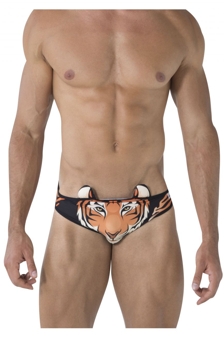 SALE - CandyMan 99458 Jockstrap Color Tiger Print