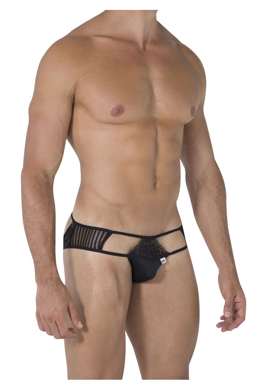CandyMan 99471 Lace Jockstrap Black