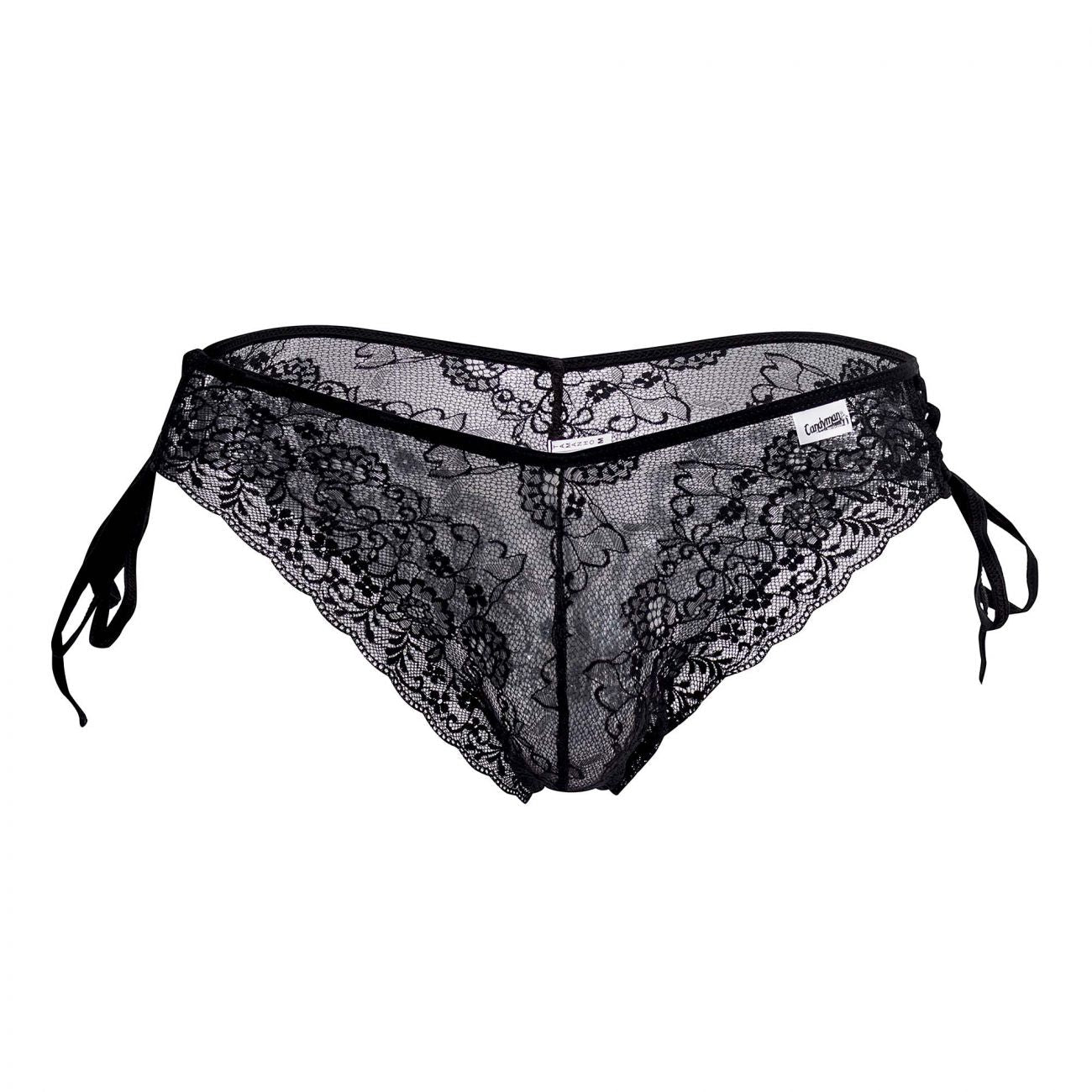 CandyMan 99488 Side Tie Lace Bikini Black
