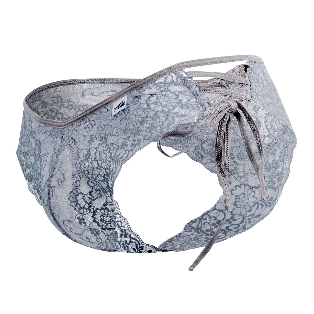 CandyMan 99488 Side Tie Lace Bikini Gray