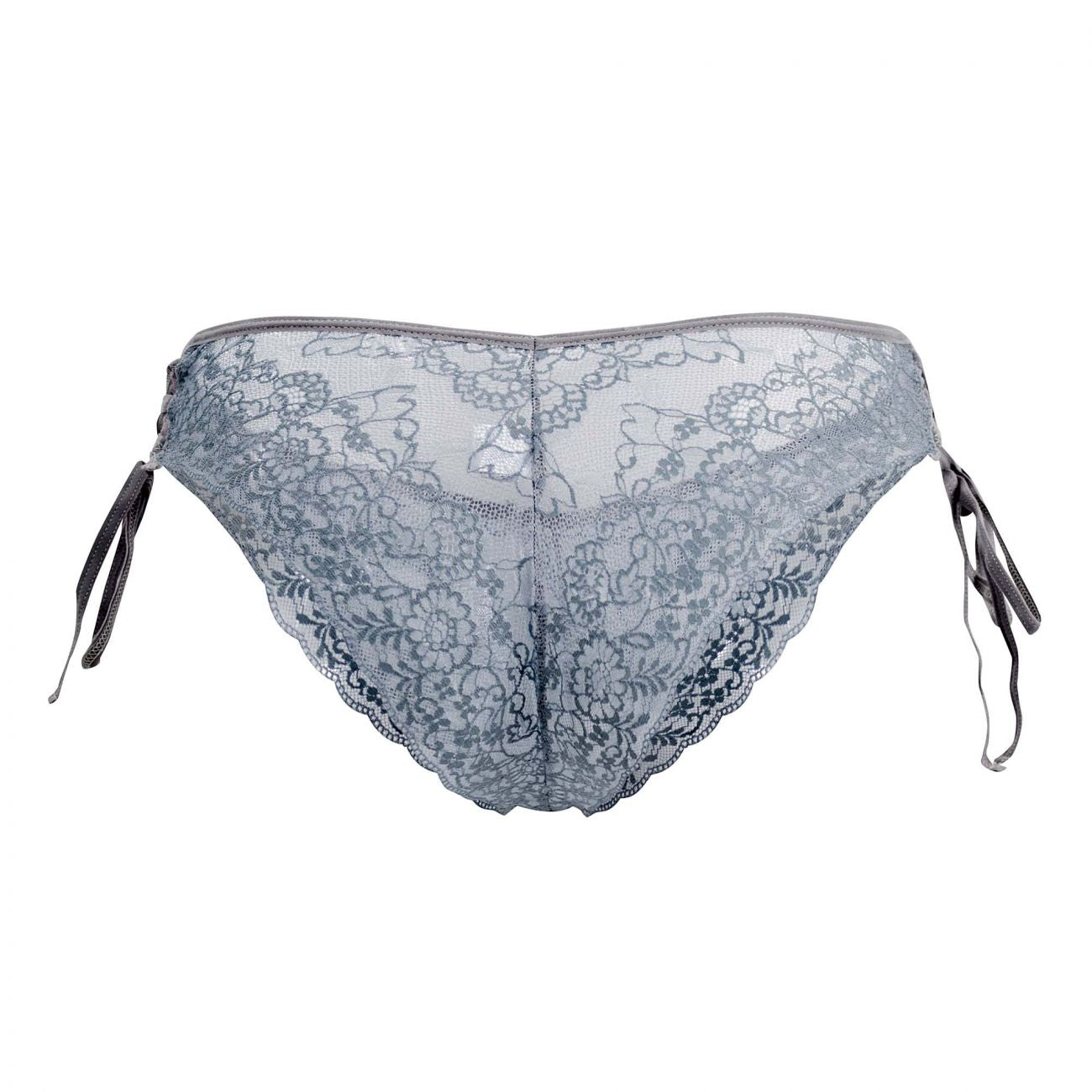 CandyMan 99488 Side Tie Lace Bikini Gray