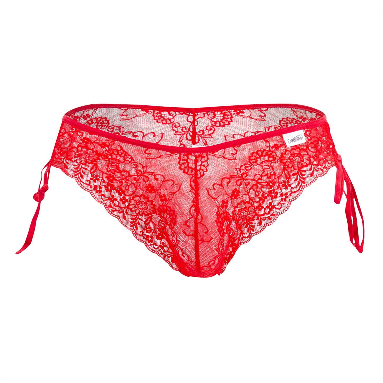 CandyMan 99488 Side Tie Lace Bikini Red