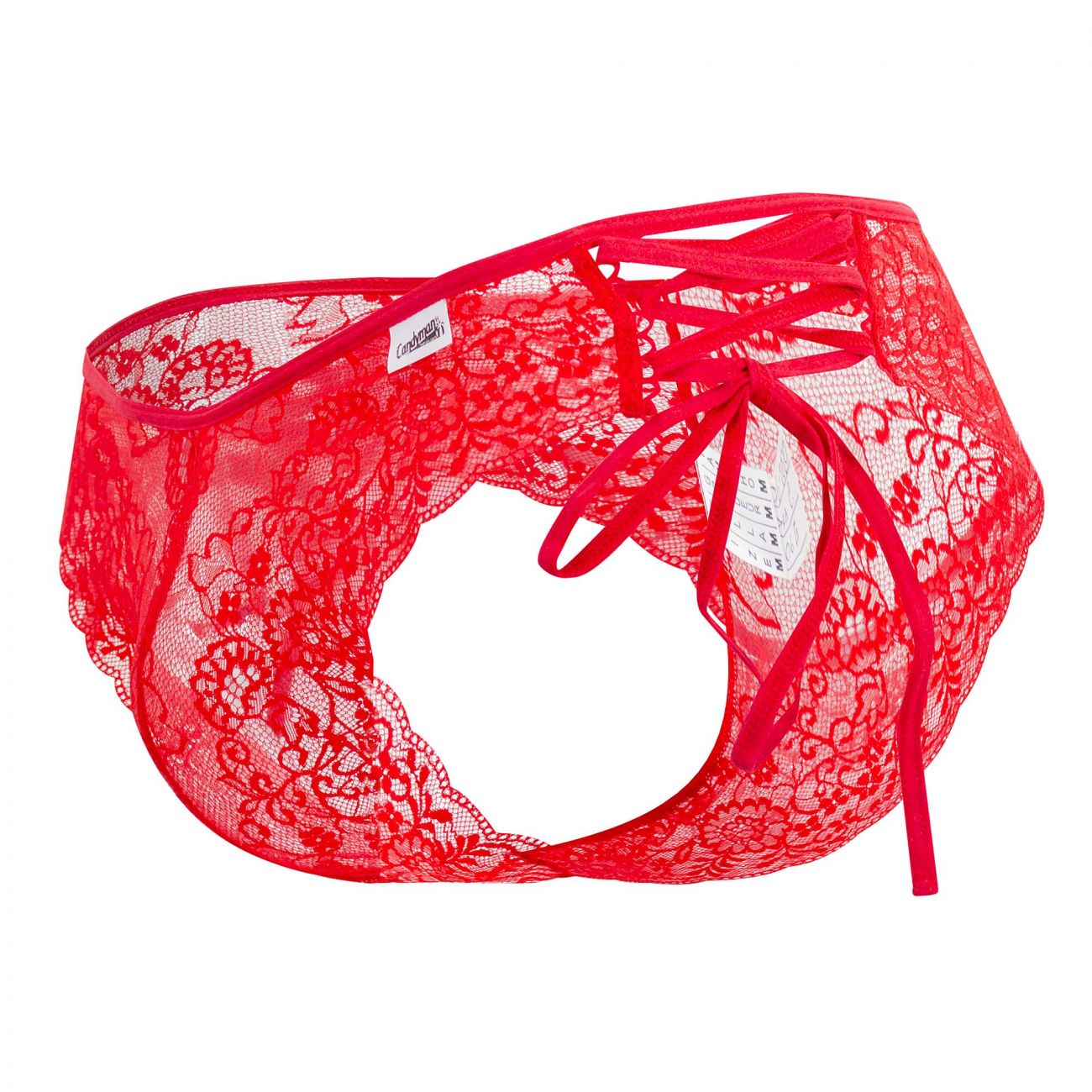 CandyMan 99488 Side Tie Lace Bikini Red